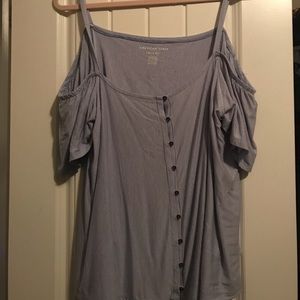 AE off the shoulders tank